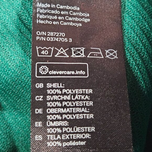 St. Patty's Day Green A-Line Skirt H&M Med 100% Polyester Knee Length Stylish & - Picture 5 of 9